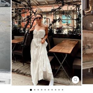 White maxi dress from 12th Tribe